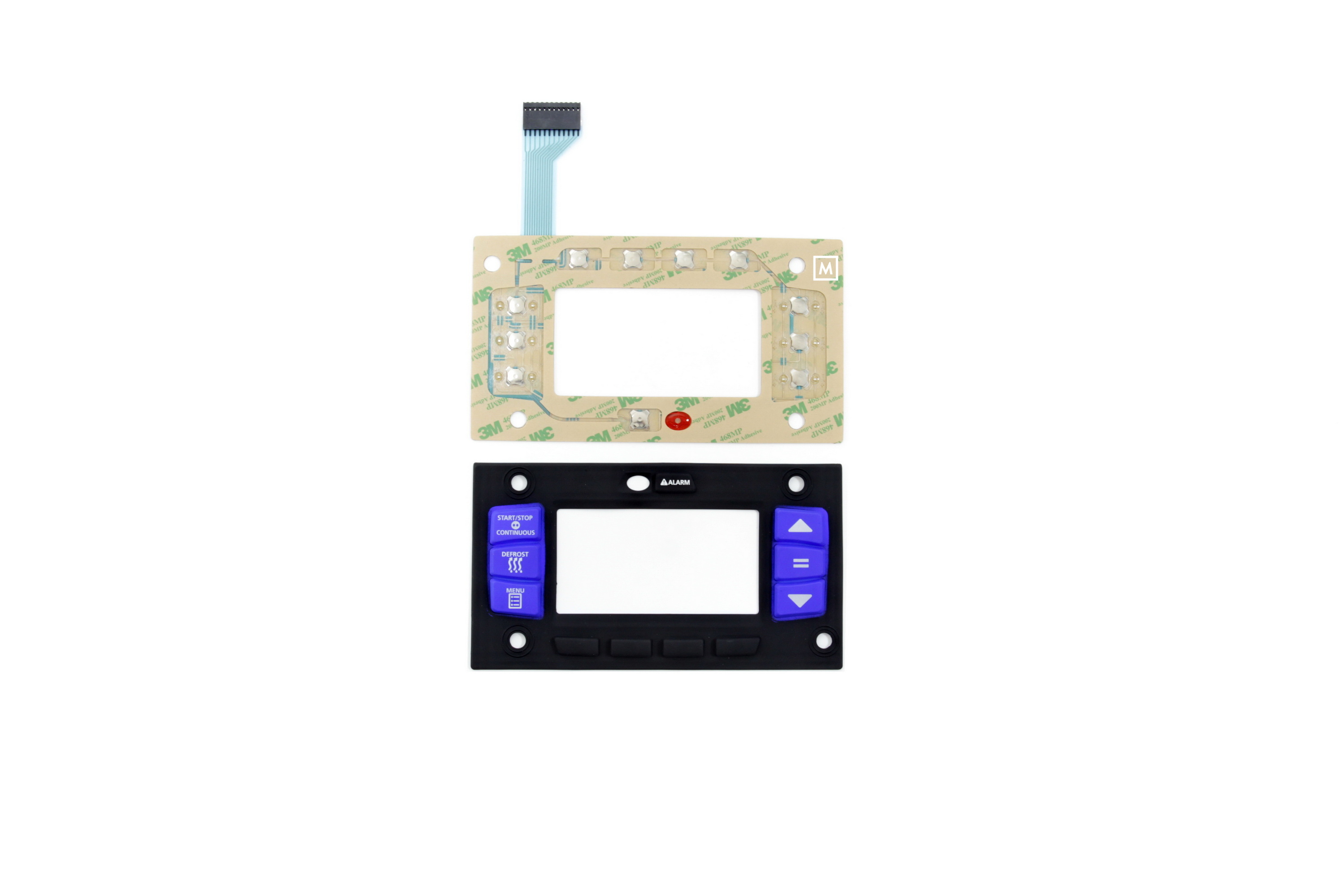 KEYPAD & BUTTONS FOR DISPLAY MODULE VECTOR 19HE APX (MRD-12-00663-)